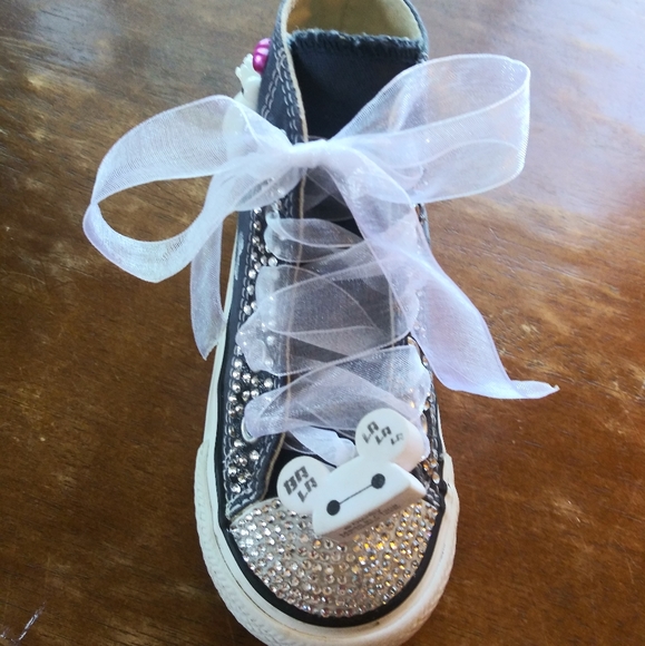 Toddler Disney’s BayMax Embellished Bling Converse - Picture 6 of 9